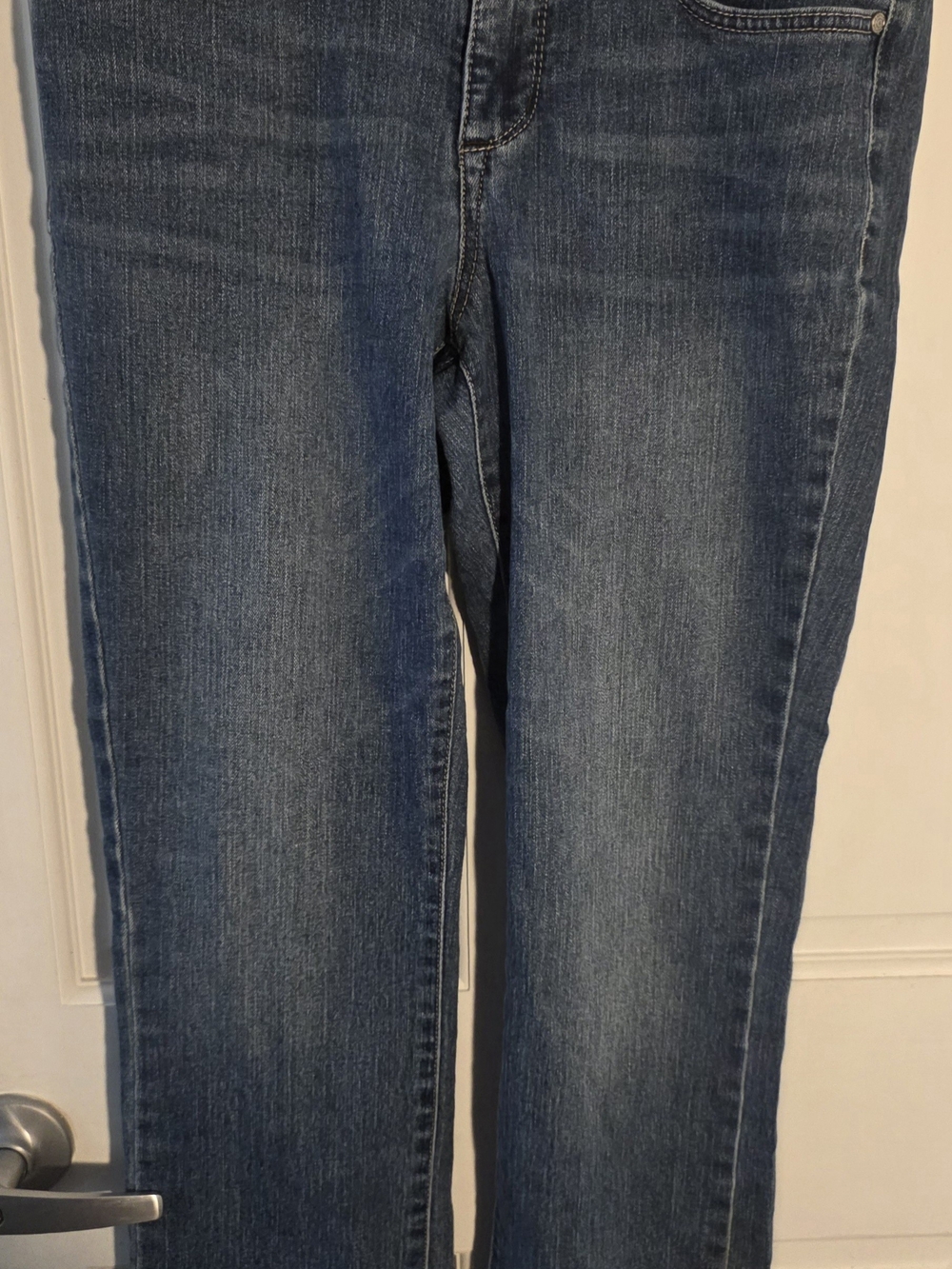 Nine West Vintage America  6/28" Classic Straight Jeans - Blue